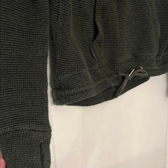 SWEATY BETTY Boucle Funnel Neck Sweatshirt In Heath Green - Picture 4 of 7